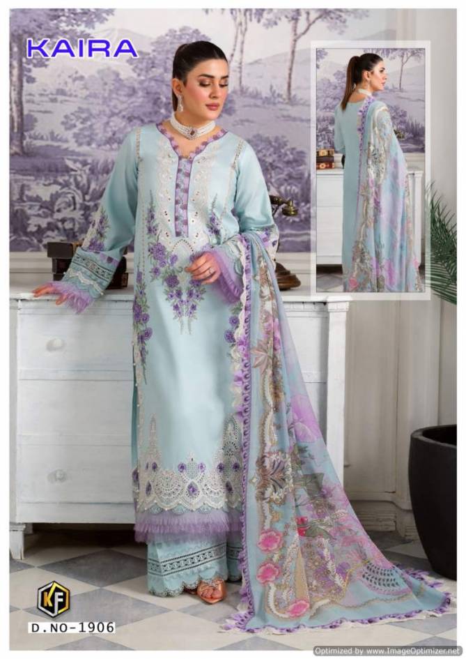 Kaira Vol 19 By Keval Printed Lawn Cotton Pakistani Dress Material Wholesale Price In Surat
